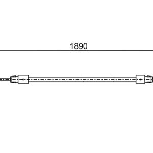 Cablu frana de parcare BOSCH 1 987 482 444 – VW | AutoRival