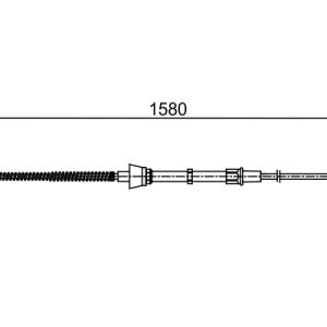 Cablu frana de parcare BOSCH 1 987 482 446 – VW | AutoRival