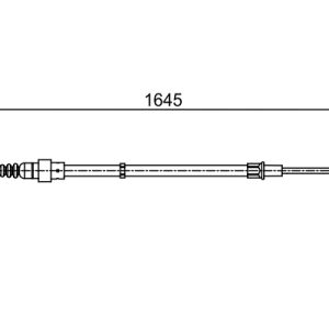 Cablu frana de parcare BOSCH 1 987 482 451 – VW | AutoRival