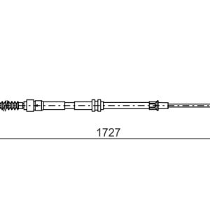 Cablu frana de parcare BOSCH 1 987 482 872 – VW | AutoRival