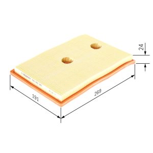 Filtru aer BOSCH F 026 400 342 – VW | AutoRival