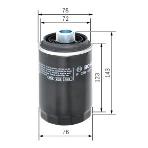 Filtru ulei BOSCH F 026 407 179 – VW | AutoRival