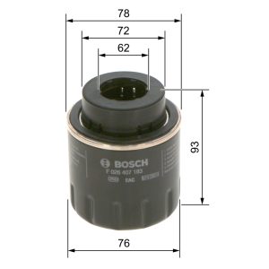Filtru ulei BOSCH F 026 407 183 – VW | AutoRival