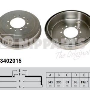 Tambur frana NIPPARTS J3402015 – VW | AutoRival
