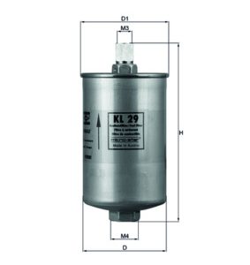 Filtru combustibil KNECHT KL 29 – VW | AutoRival