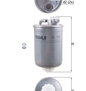 Filtru combustibil KNECHT KL 476D – VW | AutoRival