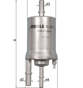Filtru combustibil KNECHT KL 871 – VW | AutoRival