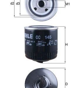 Filtru ulei KNECHT OC 145 – VW | AutoRival
