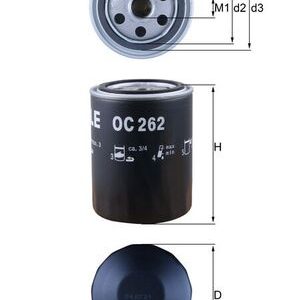Filtru ulei KNECHT OC 262 – VW | AutoRival