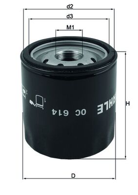 Filtru ulei KNECHT OC 614 – VW | AutoRival