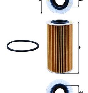 Filtru ulei KNECHT OX 1076D – VW | AutoRival