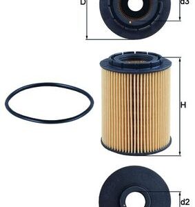 Filtru ulei KNECHT OX 160D – VW | AutoRival