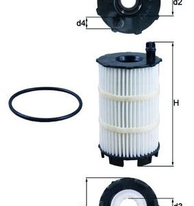 Filtru ulei KNECHT OX 350/4D – VW | AutoRival