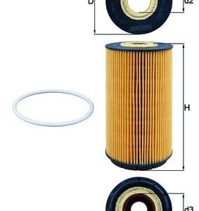Filtru ulei KNECHT OX 557D – VW | AutoRival