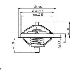 Termostat lichid racire WAHLER 4488.80D0 – VW | AutoRival