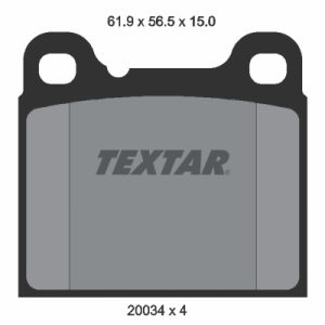 Set placute frana TEXTAR 2003402 – VW | AutoRival