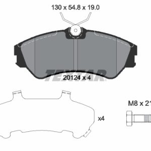 Set placute frana TEXTAR 2012401 – VW | AutoRival