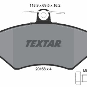 Set placute frana TEXTAR 2016801 – VW | AutoRival