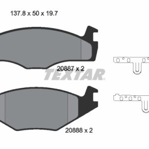 Set placute frana TEXTAR 2088710 – VW | AutoRival
