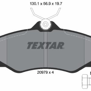 Set placute frana TEXTAR 2097904 – VW | AutoRival