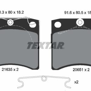 Set placute frana TEXTAR 2163501 – VW | AutoRival