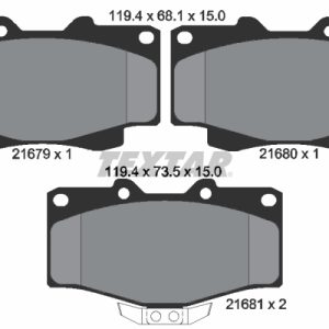 Set placute frana TEXTAR 2167904 – VW | AutoRival