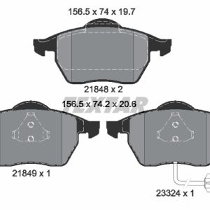 Set placute frana TEXTAR 2184903 – VW | AutoRival