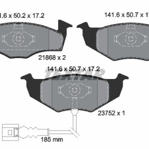 Set placute frana TEXTAR 2186801 – VW | AutoRival