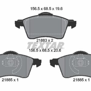 Set placute frana TEXTAR 2188302 – VW | AutoRival