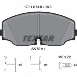 Set placute frana TEXTAR 2276901 – VW | AutoRival