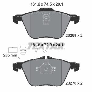 Set placute frana TEXTAR 2326903 – VW | AutoRival