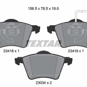 Set placute frana TEXTAR 2341801 – VW | AutoRival