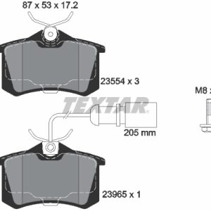 Set placute frana TEXTAR 2355403 – VW | AutoRival