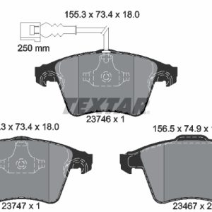 Set placute frana TEXTAR 2374601 – VW | AutoRival