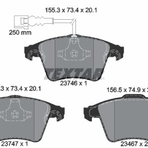 Set placute frana TEXTAR 2374602 – VW | AutoRival