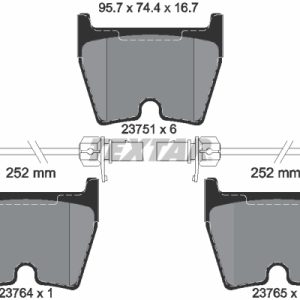 Set placute frana TEXTAR 2375101 – VW | AutoRival