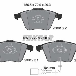 Set placute frana TEXTAR 2380101 – VW | AutoRival