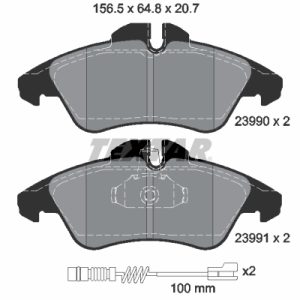 Set placute frana TEXTAR 2399002 – VW | AutoRival