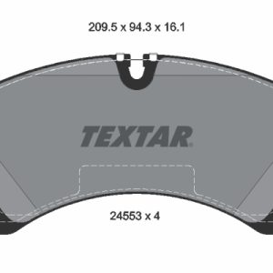 Set placute frana TEXTAR 2455301 – VW | AutoRival