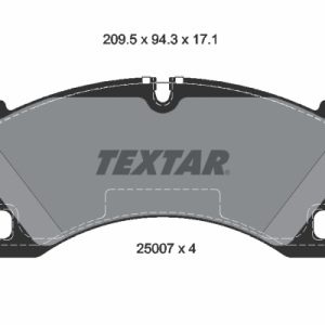 Set placute frana TEXTAR 2500701 – VW | AutoRival