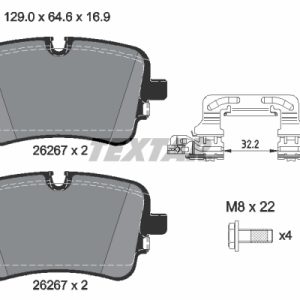 Set placute frana TEXTAR 2626701 – VW | AutoRival