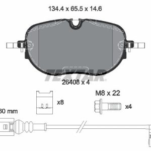 Set placute frana TEXTAR 2640801 – VW | AutoRival