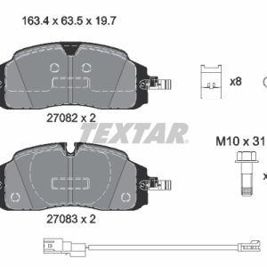 Set placute frana TEXTAR 2708201 – VW | AutoRival