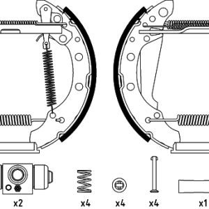Set saboti frana TEXTAR 84044710 – VW | AutoRival