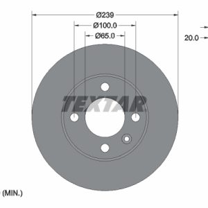 Disc frana TEXTAR 92012103 – VW | AutoRival