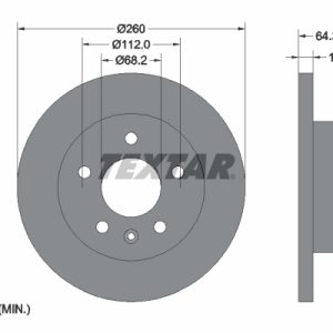 Disc frana TEXTAR 92055900 – VW | AutoRival
