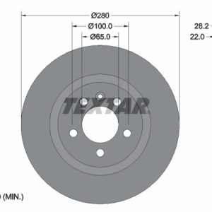 Disc frana TEXTAR 92057100 – VW | AutoRival