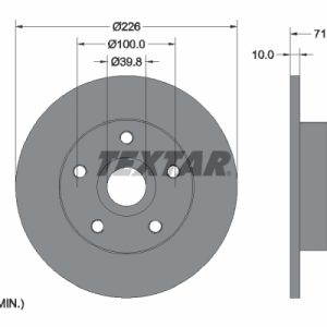 Disc frana TEXTAR 92057200 – VW | AutoRival
