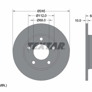Disc frana TEXTAR 92057503 – VW | AutoRival