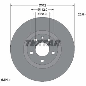 Disc frana TEXTAR 92106105 – VW | AutoRival